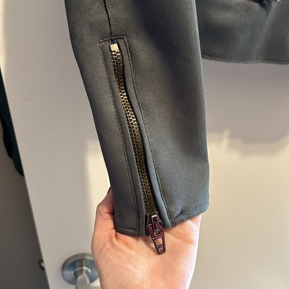 Suede Moto jacket. Size XS - Picture 5 of 5